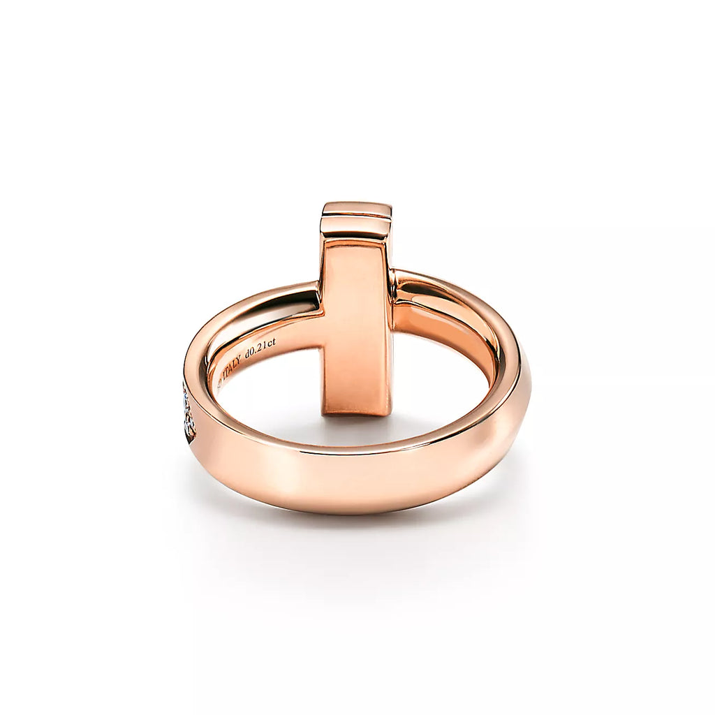 18K Tiffany T1 Diamonds Ring