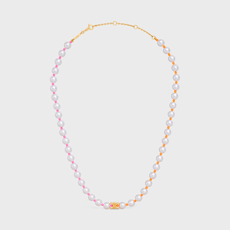 18K Celine Plage Pearl Necklace