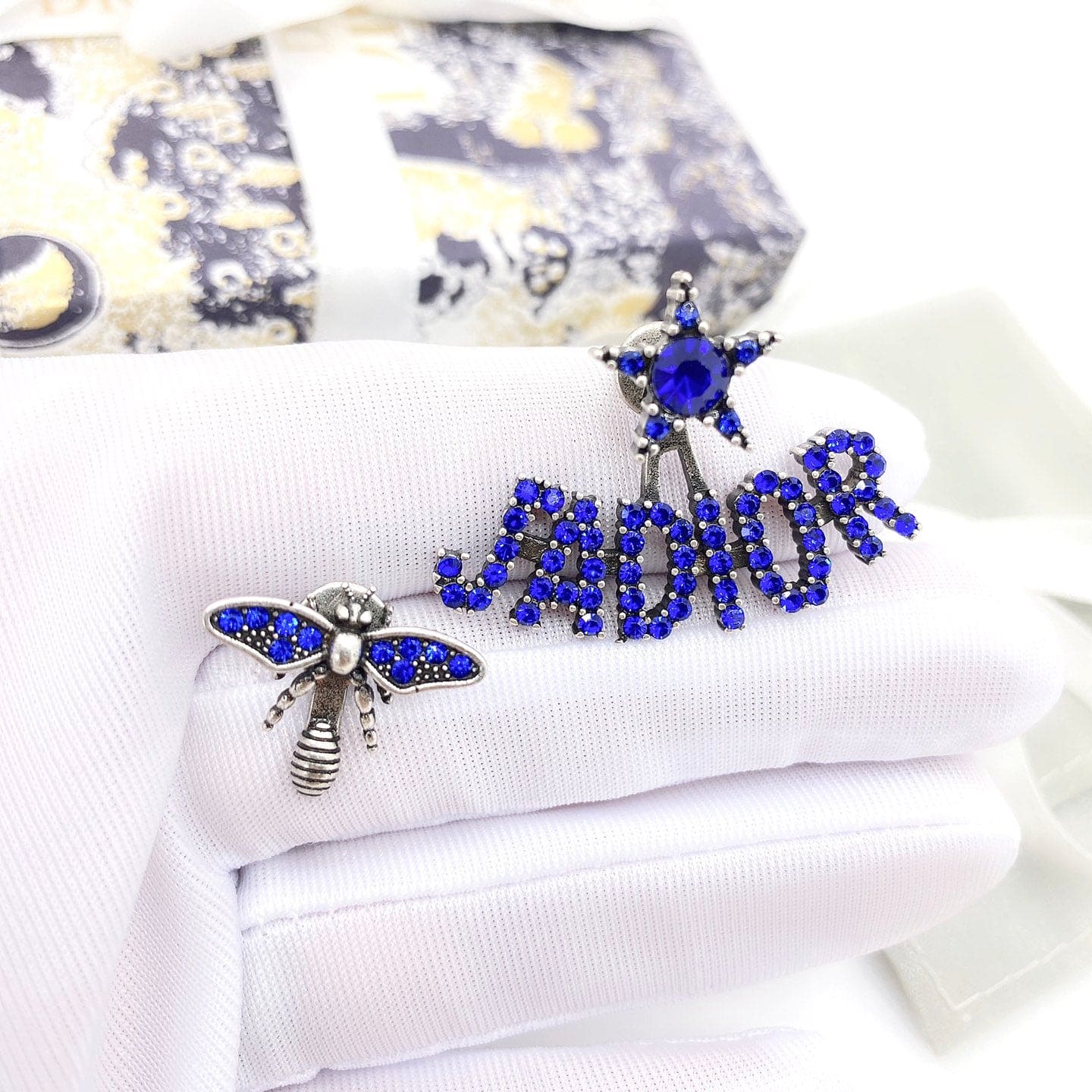 18K Dior J'Adior Star Bee Earrings
