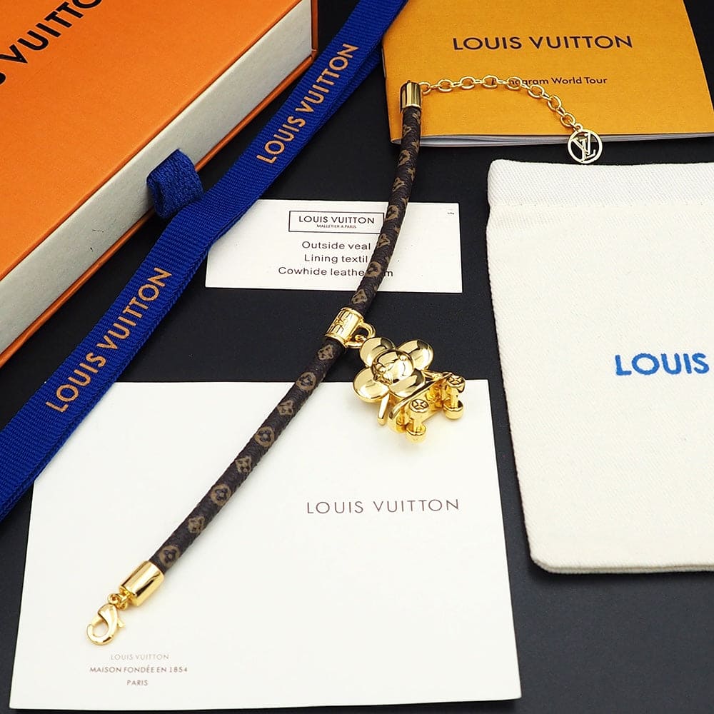 18K Louis Vuitton VIVIENNE KICK FLIP Bracelet