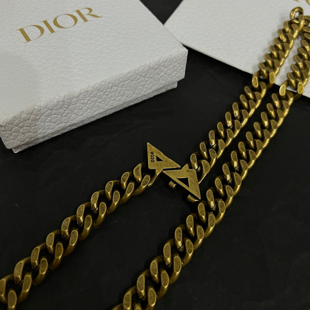 18K Dior Diamond Chain Necklace