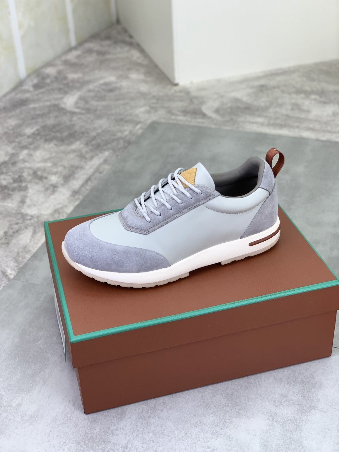 Loro Piana Week End Walk Men's Sneakers — side