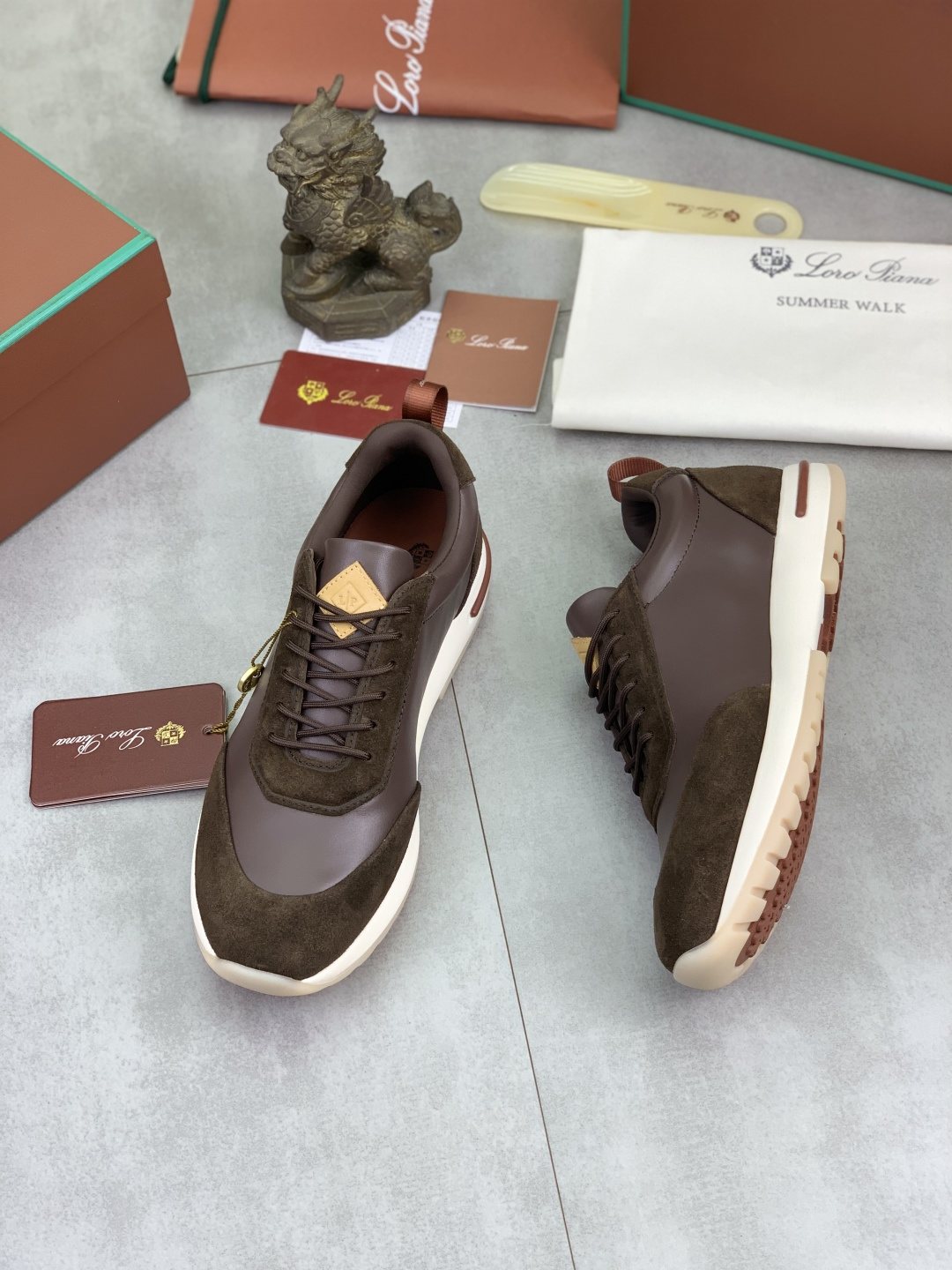 Loro Piana Week End Walk Men's Sneakers — front
