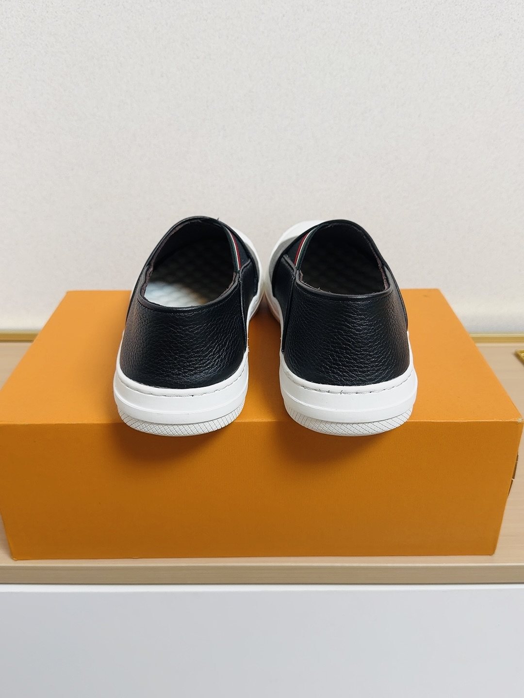 Gucci Toe-Cap Slip-On Shoes — back