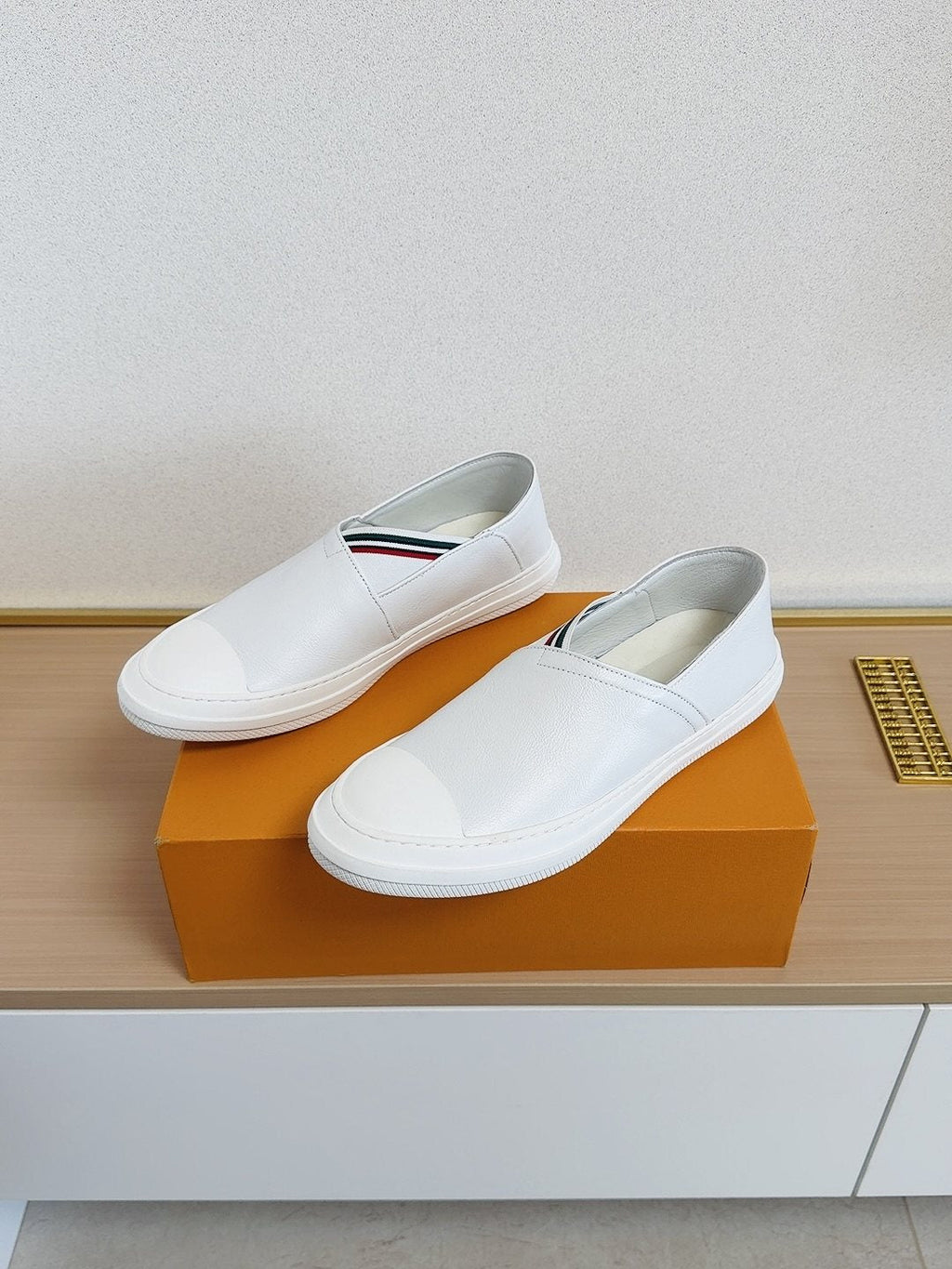 Gucci Toe-Cap Slip-On Shoes — front