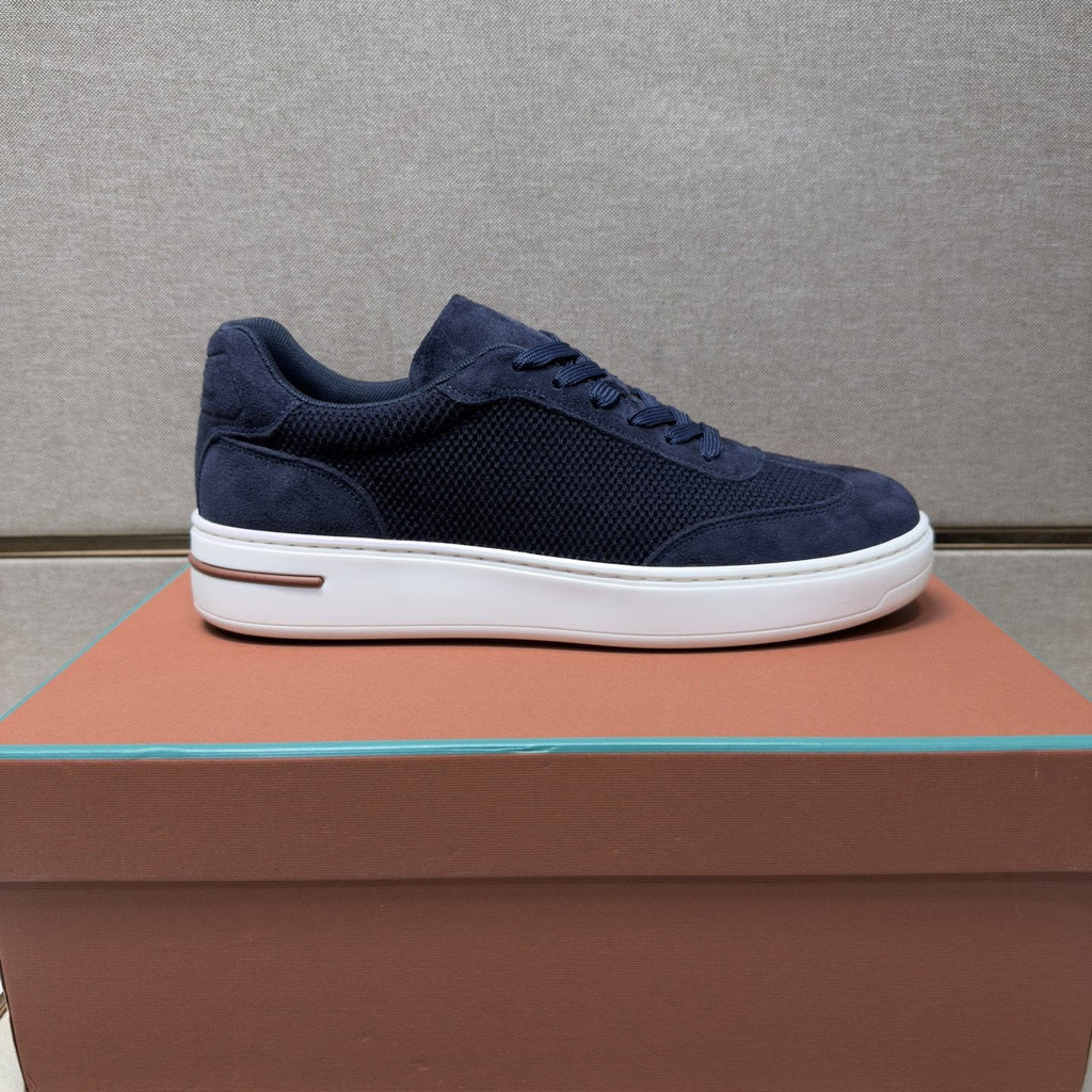 Men's Paneled Low-Top Sneakers — side