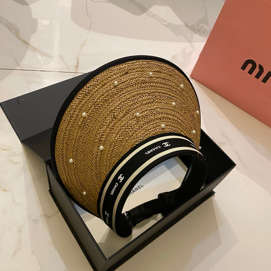 Chanel Pearl Open-Top Hat