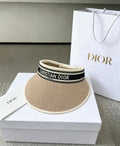 DIOR Knitted Sun Visor Hat