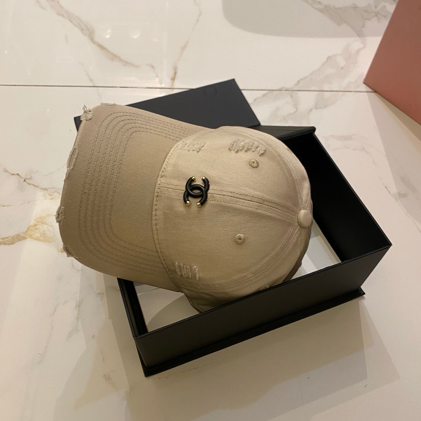 CHANEL Dopamine Color Baseball Cap