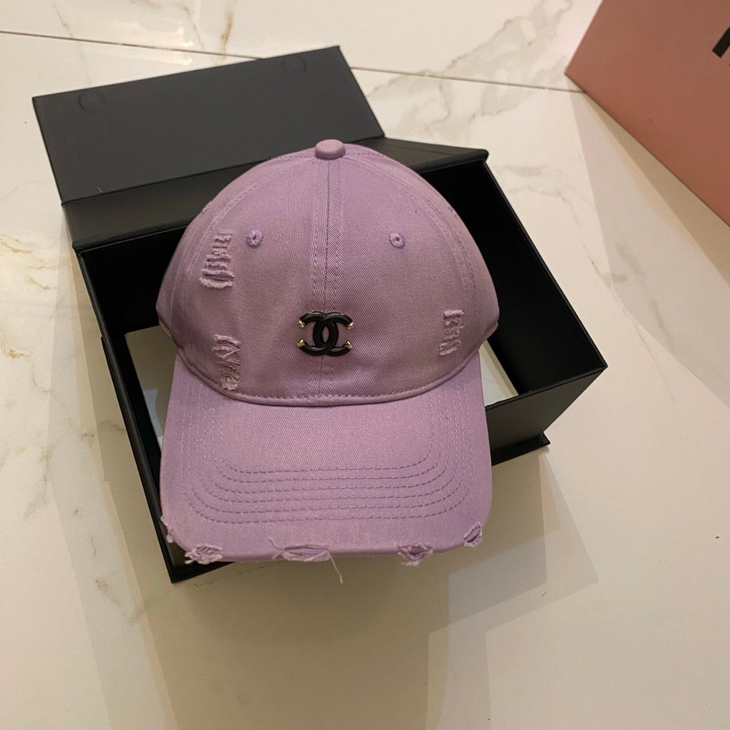 CHANEL Dopamine Color Baseball Cap
