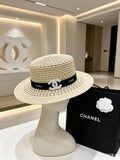 CHANEL Flat-Top Baseball Cap