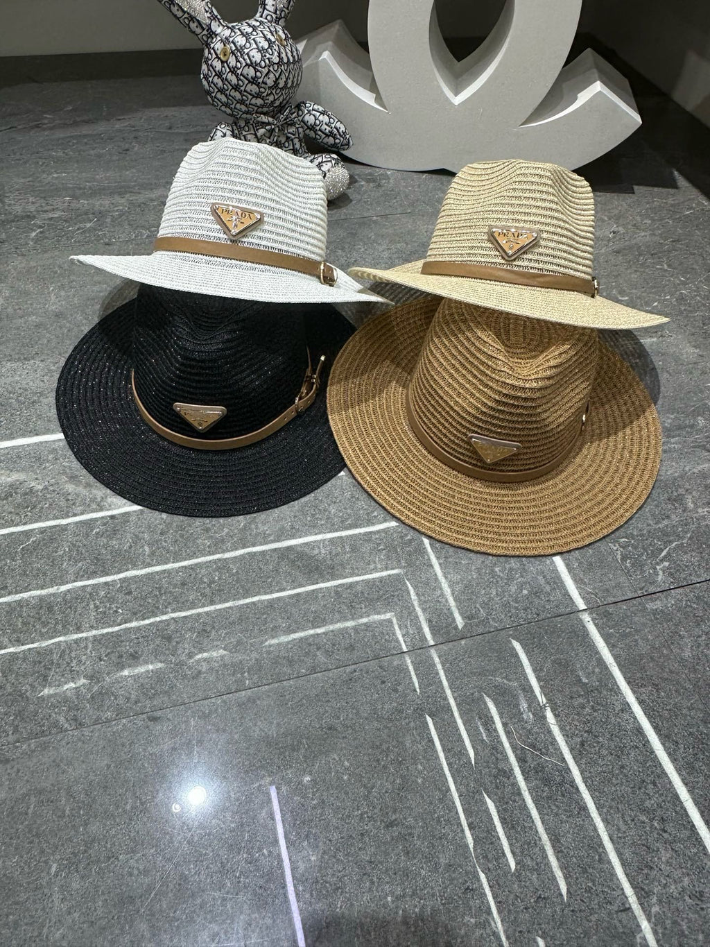 PRADA French Luxury Straw Sun Hat